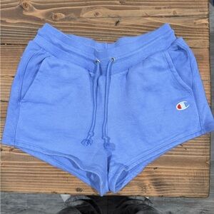 Champion Women's Athletic Shorts in Light Blue